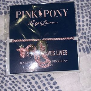 RALPH LAUREN PINK PONY BRACELET